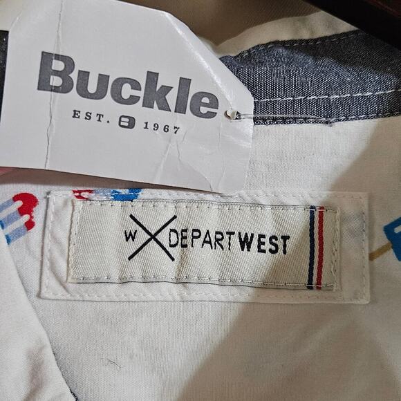 Buckle W Departwest Large all over popsicle print button up‎ Concert Vacation - Picture 2 of 6